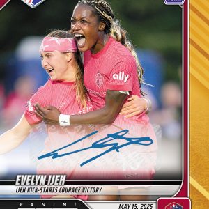 Evelyn Ijeh - 2026 Panini Instant NWSL #68 - Gold /10 Auto