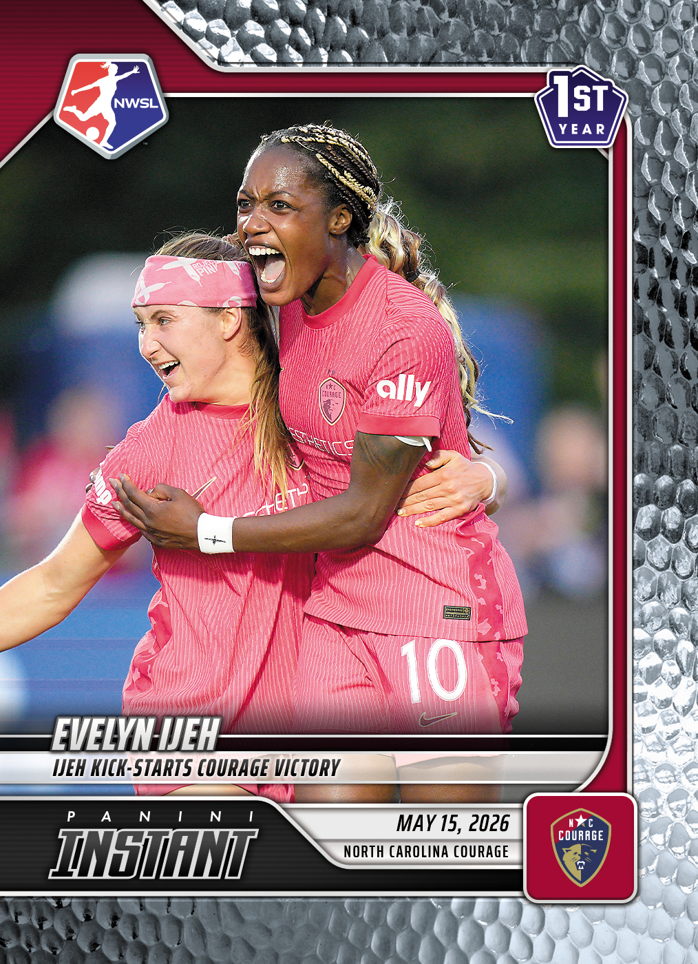 Evelyn Ijeh - 2026 Panini Instant NWSL #68 - Metallic /5