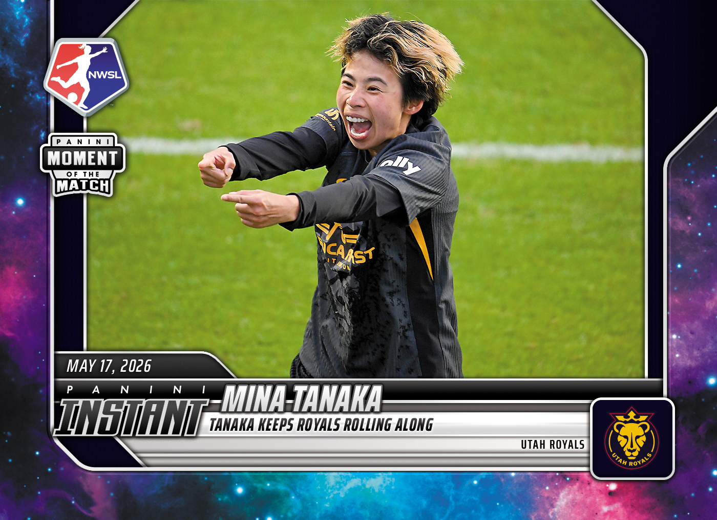 Mina Tanaka - 2026 Panini Instant NWSL #70 - Galaxy 1/1