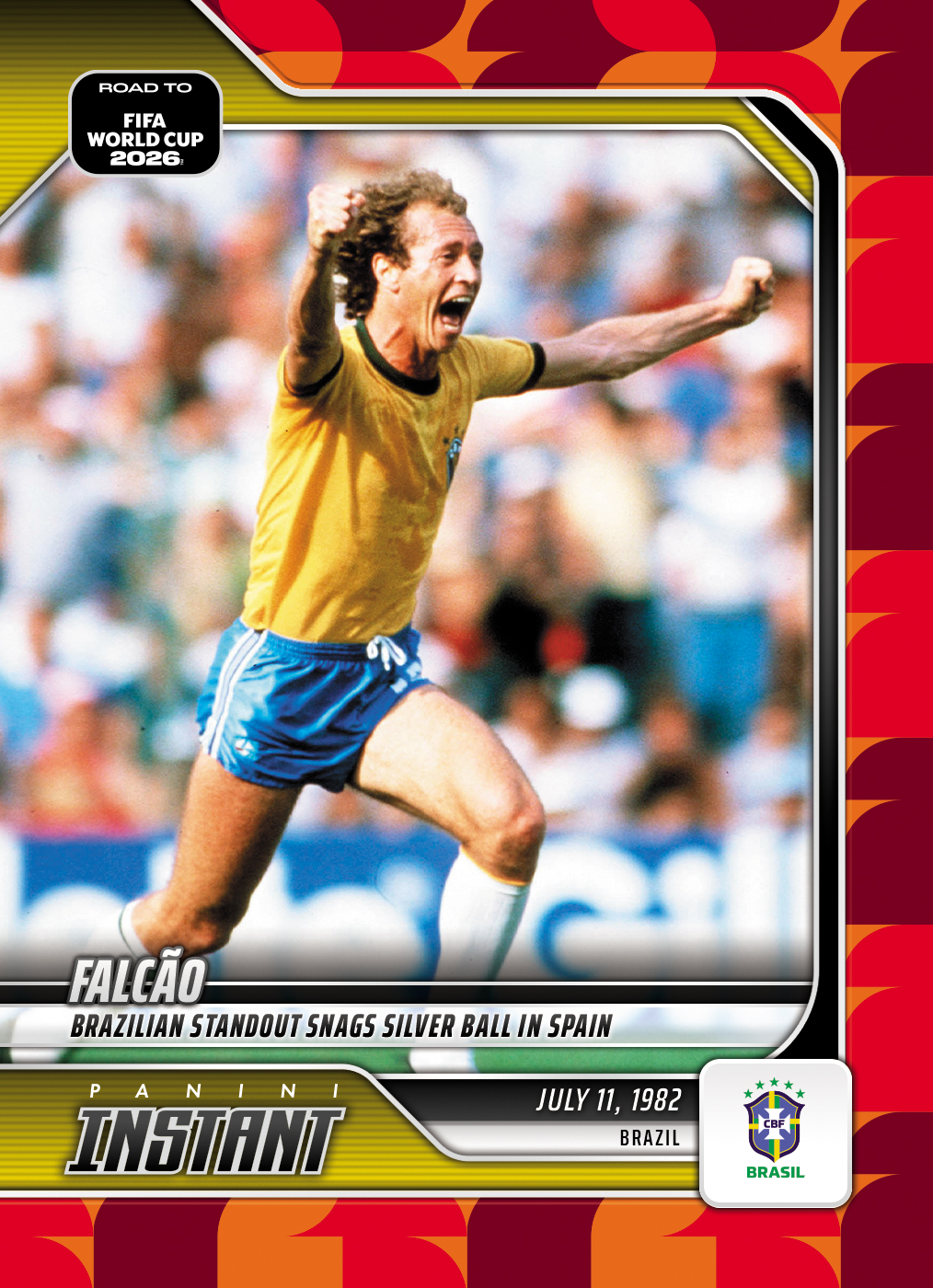 Falcao - 2026 Panini Instant Road to FIFA World Cup 2026™ #12 - Red /5