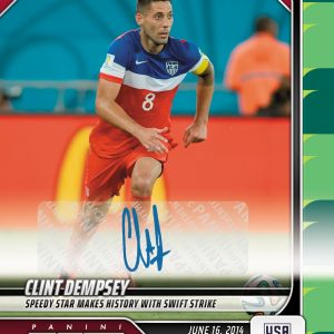 Clint Dempsey - 2026 Panini Instant Road to FIFA World Cup 2026™ #19 - Green /10 Auto