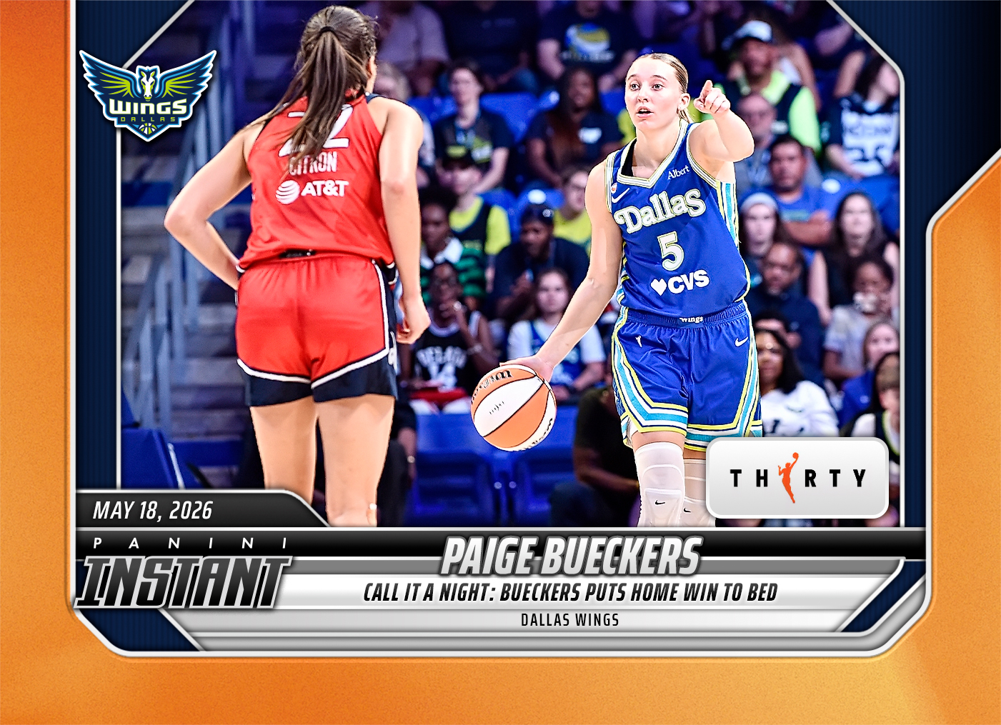 Paige Bueckers - 2026 Panini Instant WNBA #71 - 30th Anniversary /30