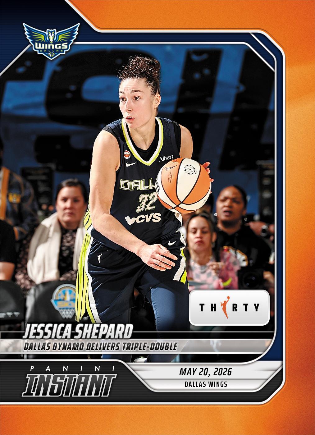 Jessica Shepard - 2026 Panini Instant WNBA #75 - 30th Anniversary /30