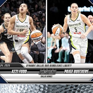 Azzi Fudd/Paige Bueckers - 2026 Panini Instant WNBA #89 - Metallic /5