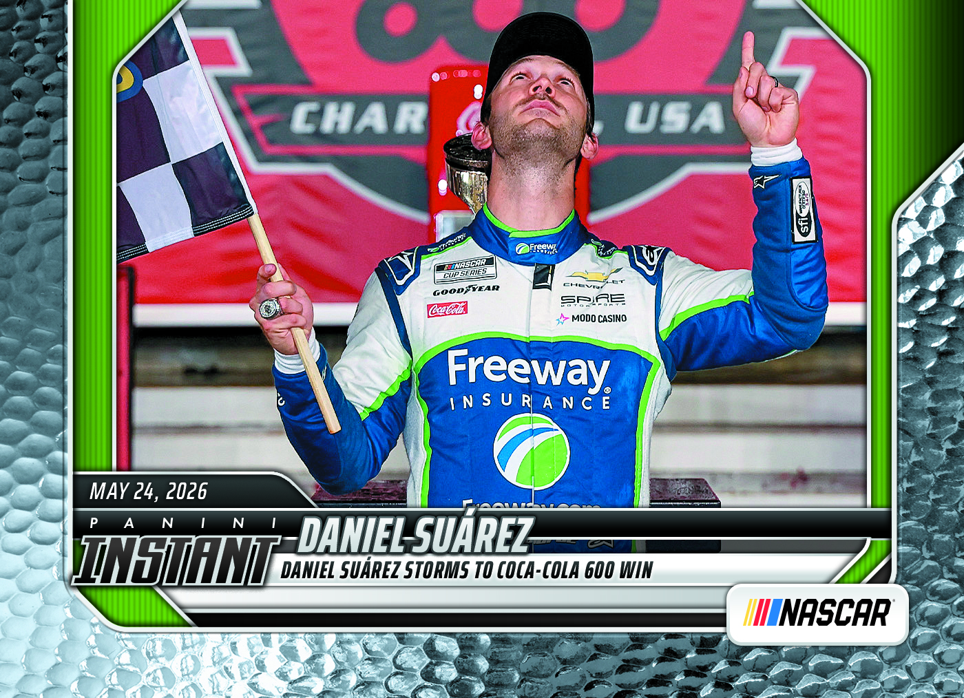 Daniel Suarez - 2026 Panini Instant NASCAR #46 - Metallic /5