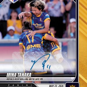 Mina Tanaka - 2026 Panini Instant NWSL #75 - Gold /10 Auto