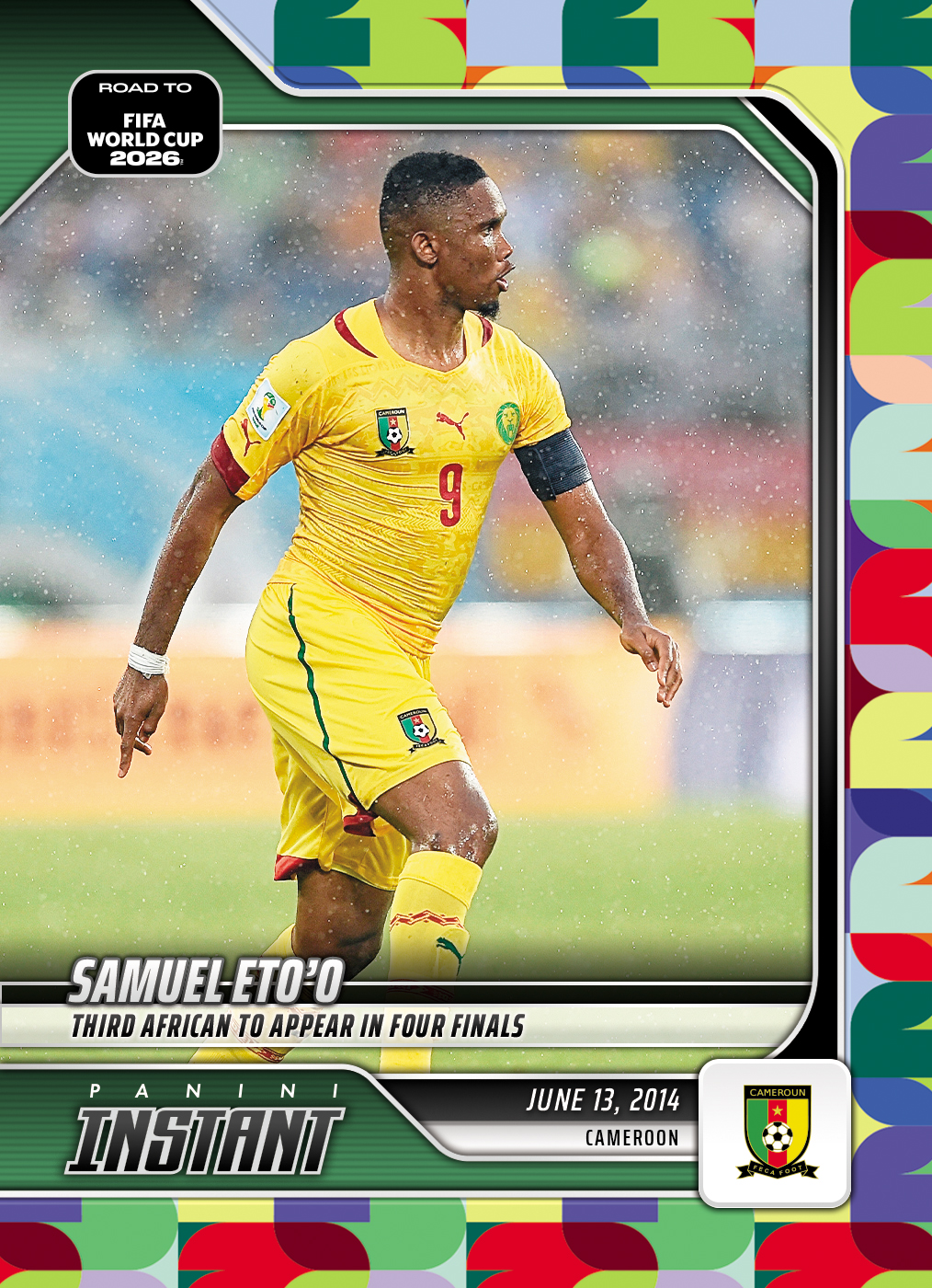 Samuel Eto'o - 2026 Panini Instant Road to FIFA World Cup 2026™ #22 - Multi 1/1