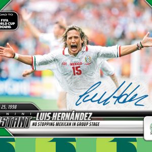 Luis Hernandez - 2026 Panini Instant Road to FIFA World Cup 2026™ #25 - Green /10 Auto