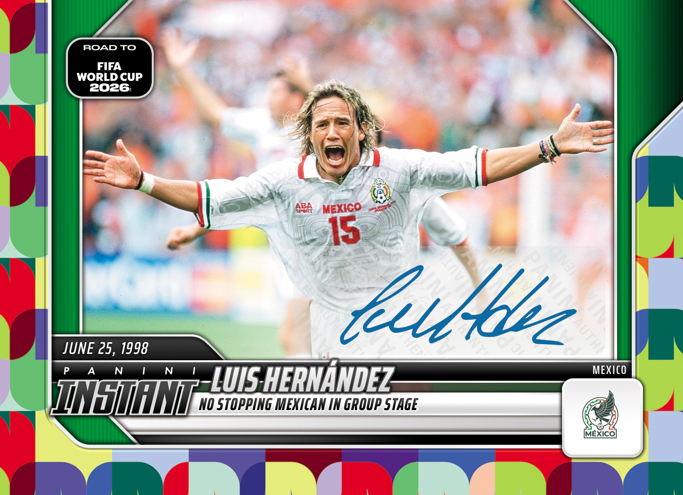 Luis Hernandez - 2026 Panini Instant Road to FIFA World Cup 2026™ #25 - Multi 1/1 Auto