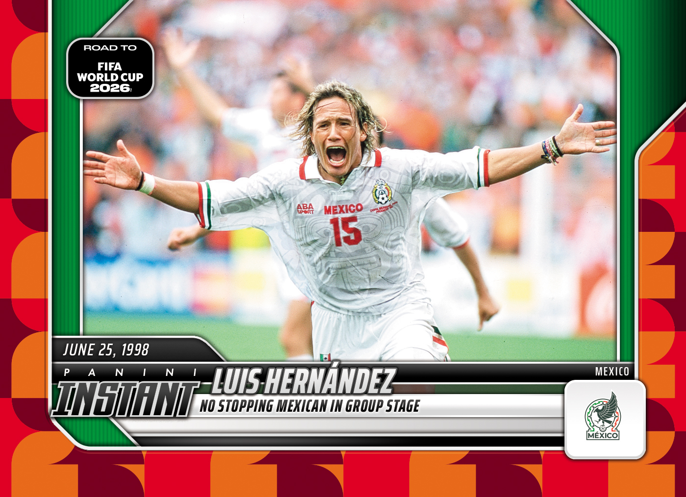 Luis Hernandez - 2026 Panini Instant Road to FIFA World Cup 2026™ #25 - Red /5