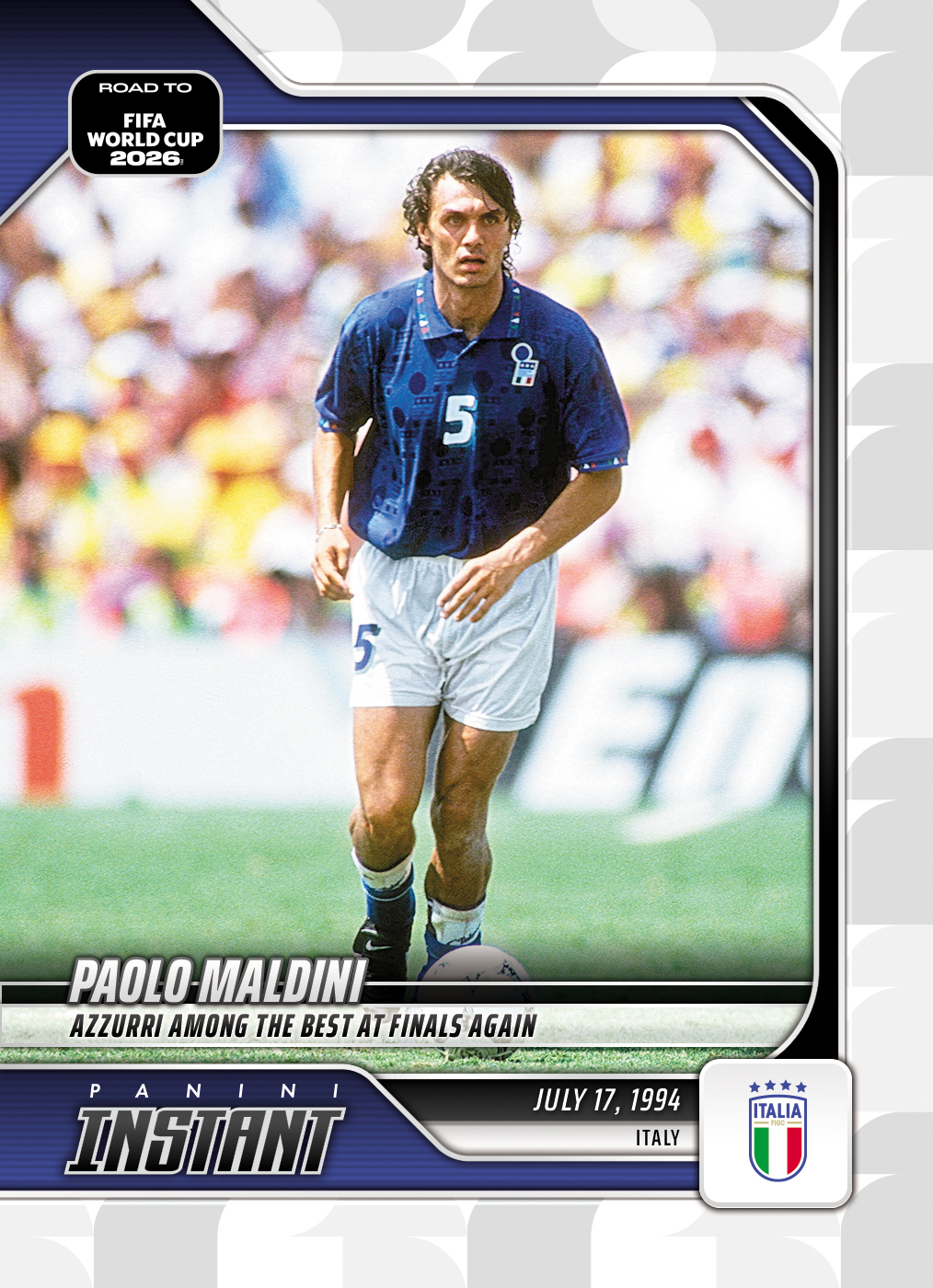 Paolo Maldini - 2026 Panini Instant Road to FIFA World Cup 2026™ #28 - Base