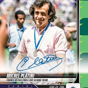 Michel Platini - 2026 Panini Instant Road to FIFA World Cup 2026™ #30 - Green /10 Auto