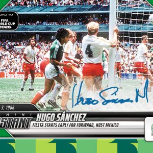 Hugo Sanchez - 2026 Panini Instant Road to FIFA World Cup 2026™ #34 - Green /10 Auto