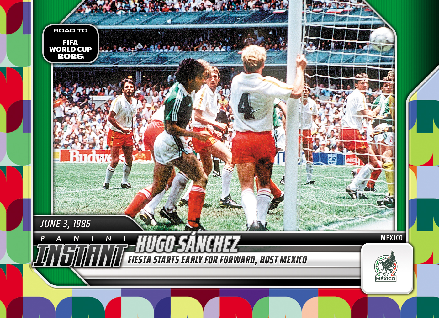 Hugo Sanchez - 2026 Panini Instant Road to FIFA World Cup 2026™ #34 - Multi 1/1