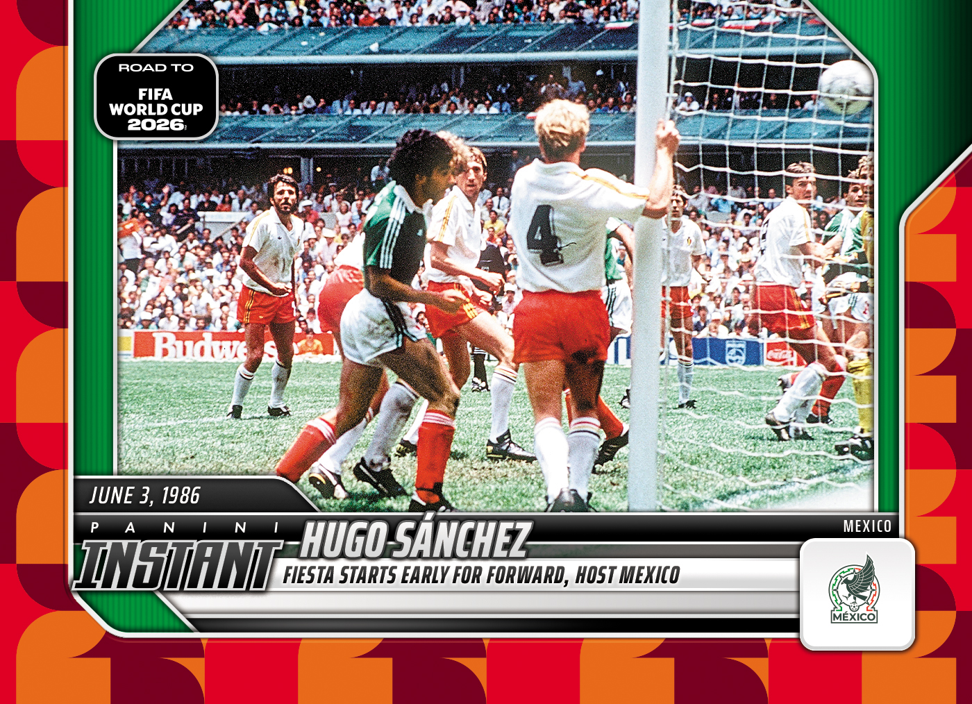 Hugo Sanchez - 2026 Panini Instant Road to FIFA World Cup 2026™ #34 - Red /5