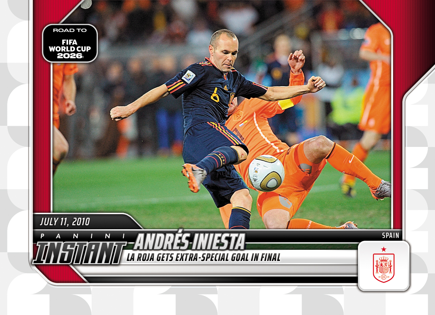 Andres Iniesta - 2026 Panini Instant Road to FIFA World Cup 2026™ #38 - Base