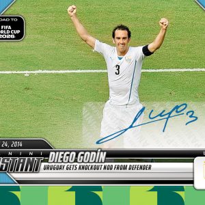 Diego Godin - 2026 Panini Instant Road to FIFA World Cup 2026™ #40 - Green /10 Auto
