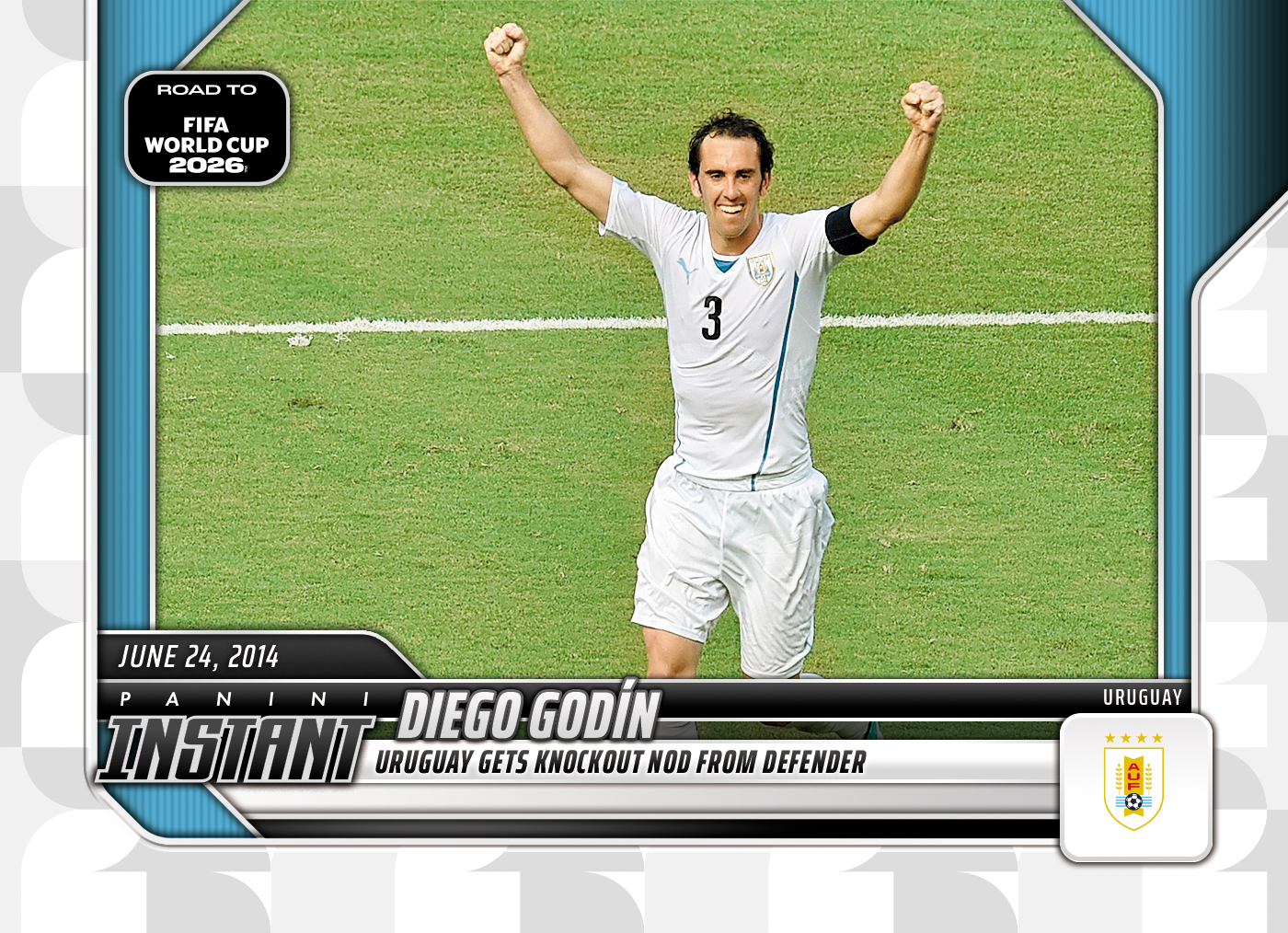 Diego Godin - 2026 Panini Instant Road to FIFA World Cup 2026™ #40 - Base