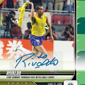 Rivaldo - 2026 Panini Instant Road to FIFA World Cup 2026™ #48 - Green /10 Auto