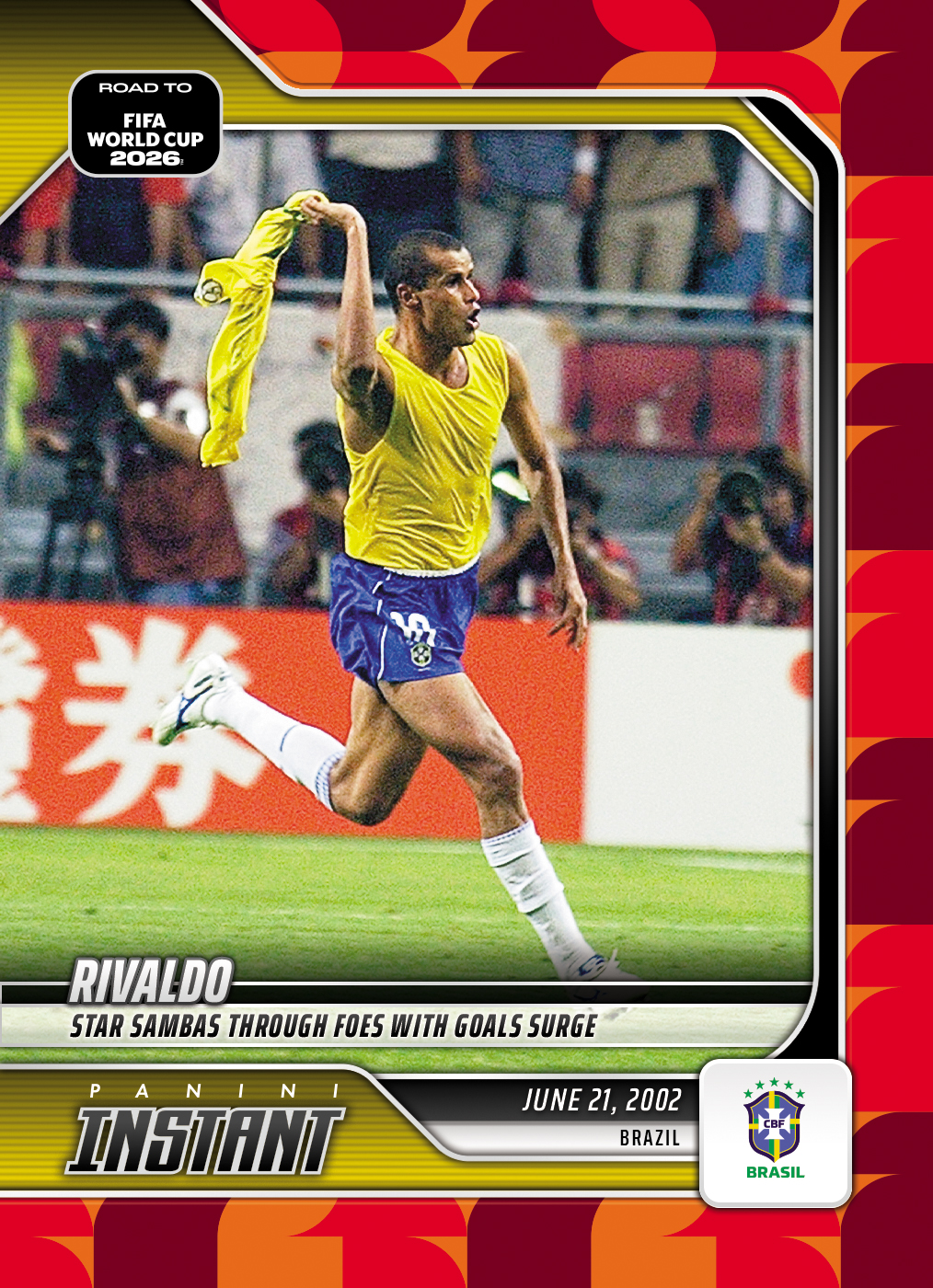 Rivaldo - 2026 Panini Instant Road to FIFA World Cup 2026™ #48 - Red /5