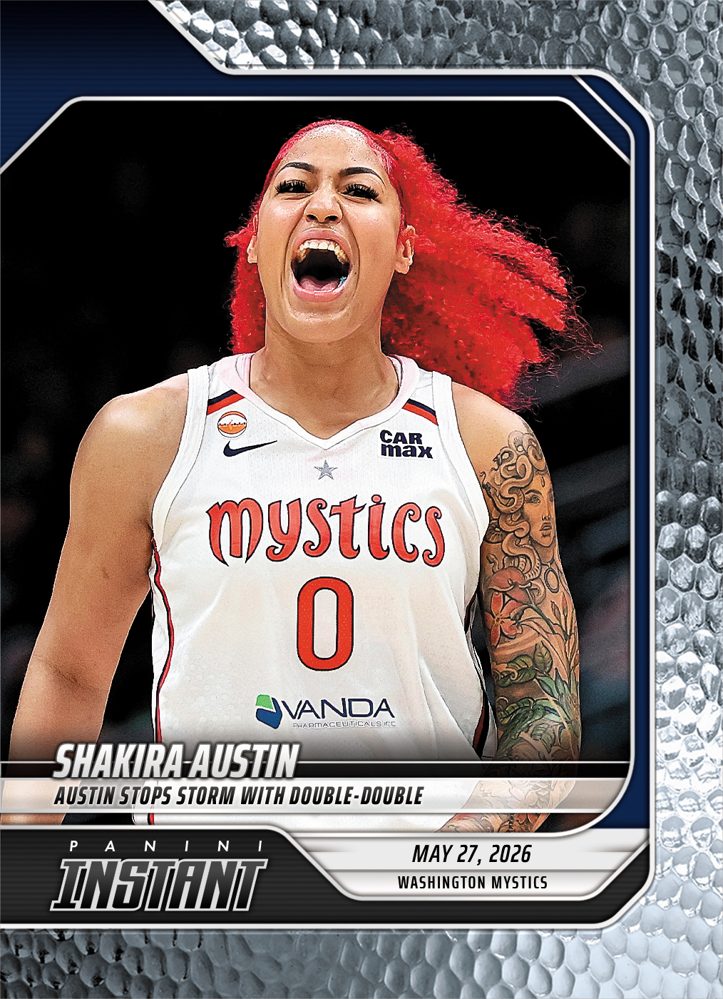 Shakira Austin - 2026 Panini Instant WNBA #99 - Metallic /5