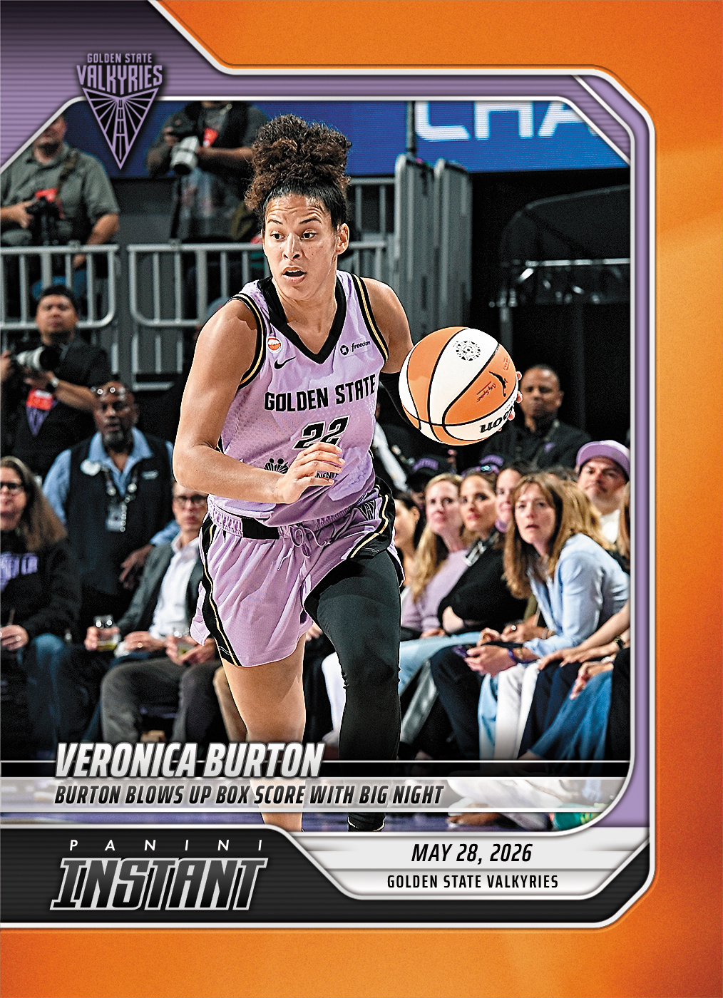 Veronica Burton - 2026 Panini Instant WNBA #103 - 30th Anniversary /30