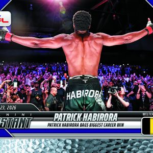 Patrick Habirora - 2026 Panini Instant PFL #16 - Metallic /5