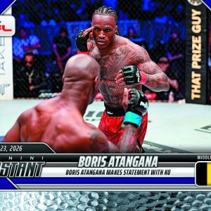 Boris Atangana - 2026 Panini Instant PFL #18 - Metallic /5