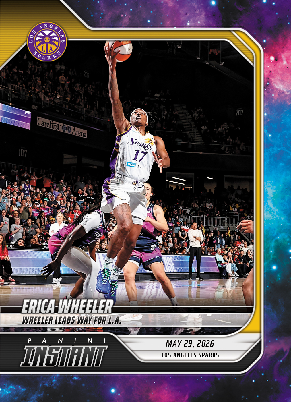 Erica Wheeler - 2026 Panini Instant WNBA #105 - Galaxy 1/1