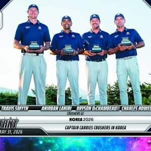 Crushers GC - 2026 Panini Instant LIV Golf #17 - Galaxy 1/1