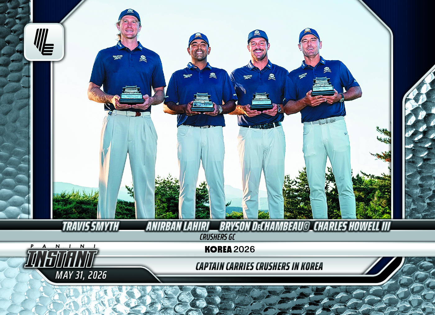 Crushers GC - 2026 Panini Instant LIV Golf #17 - Metallic /5
