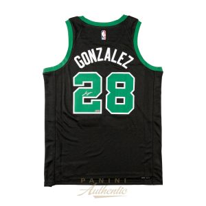 Hugo Gonzales Autographed Boston Celtics Black Nike Swingman Jersey ~Open Edition Item~