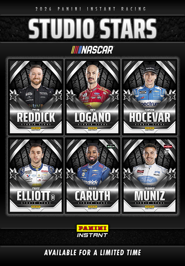 60-Card 2026 Panini Instant NASCAR Studio Stars #1-60 - Base Set + Random Parallel /5