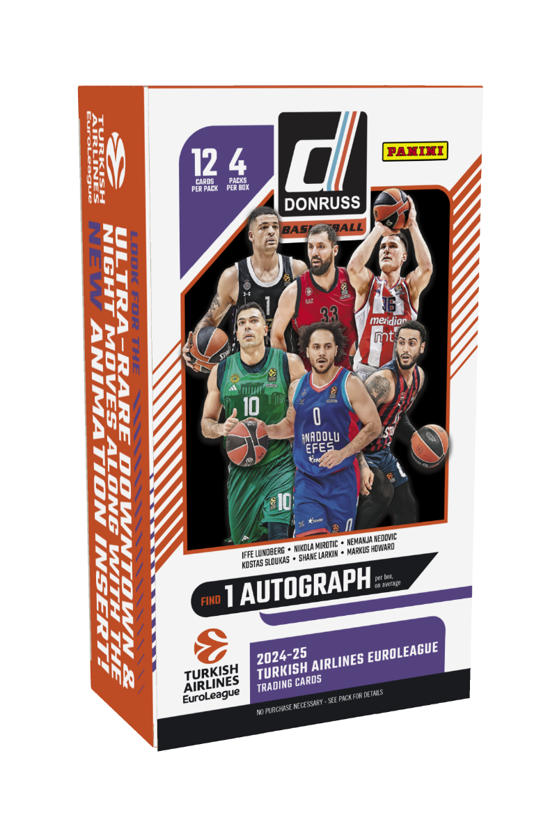 2024-25 Panini Donruss Turkish Airlines EuroLeague Trading Card Box (Hobby)