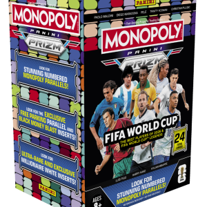 2026 Panini Prizm Monopoly FIFA World Cup 2026™ Trading Card Box (Blaster)