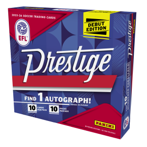 2025-26 Panini Prestige EFL Trading Card Box (Hobby Preferred)