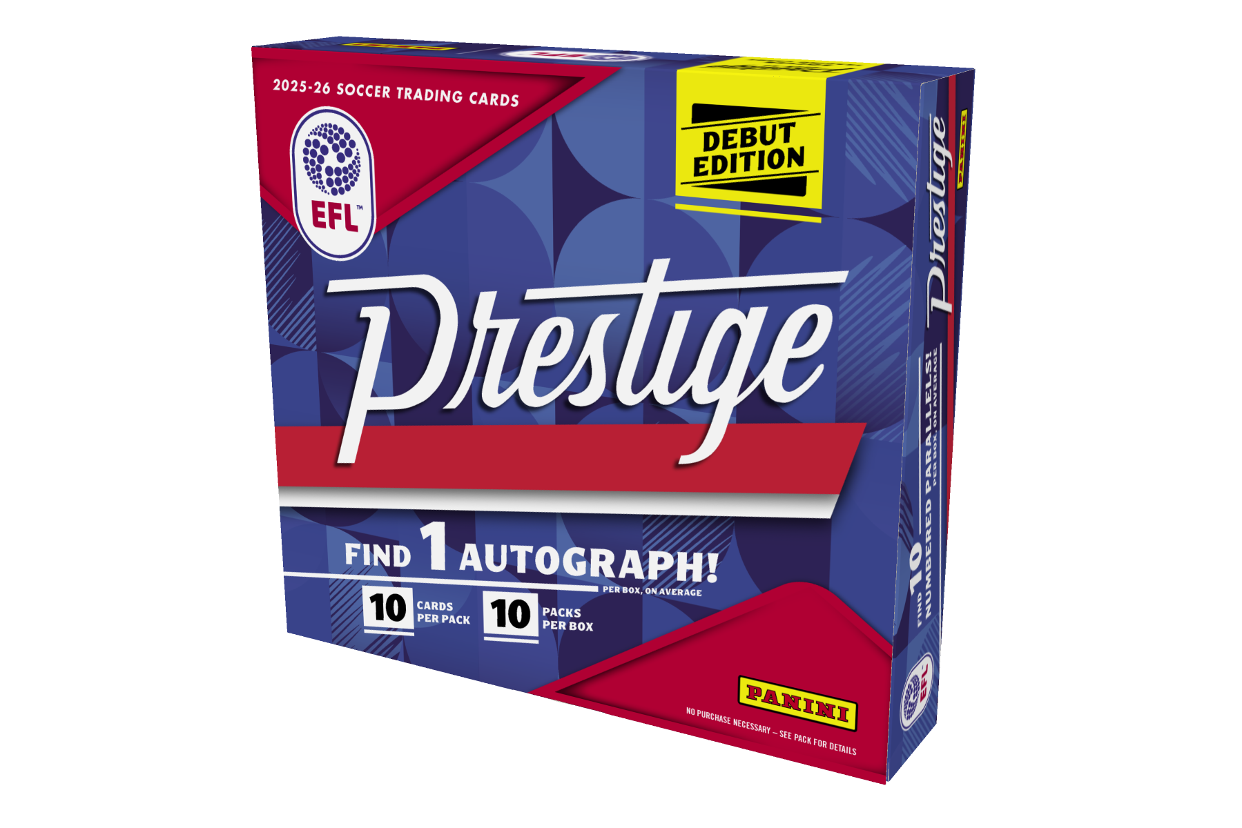 2025-26 Panini Prestige EFL Trading Card Box (Hobby Preferred)