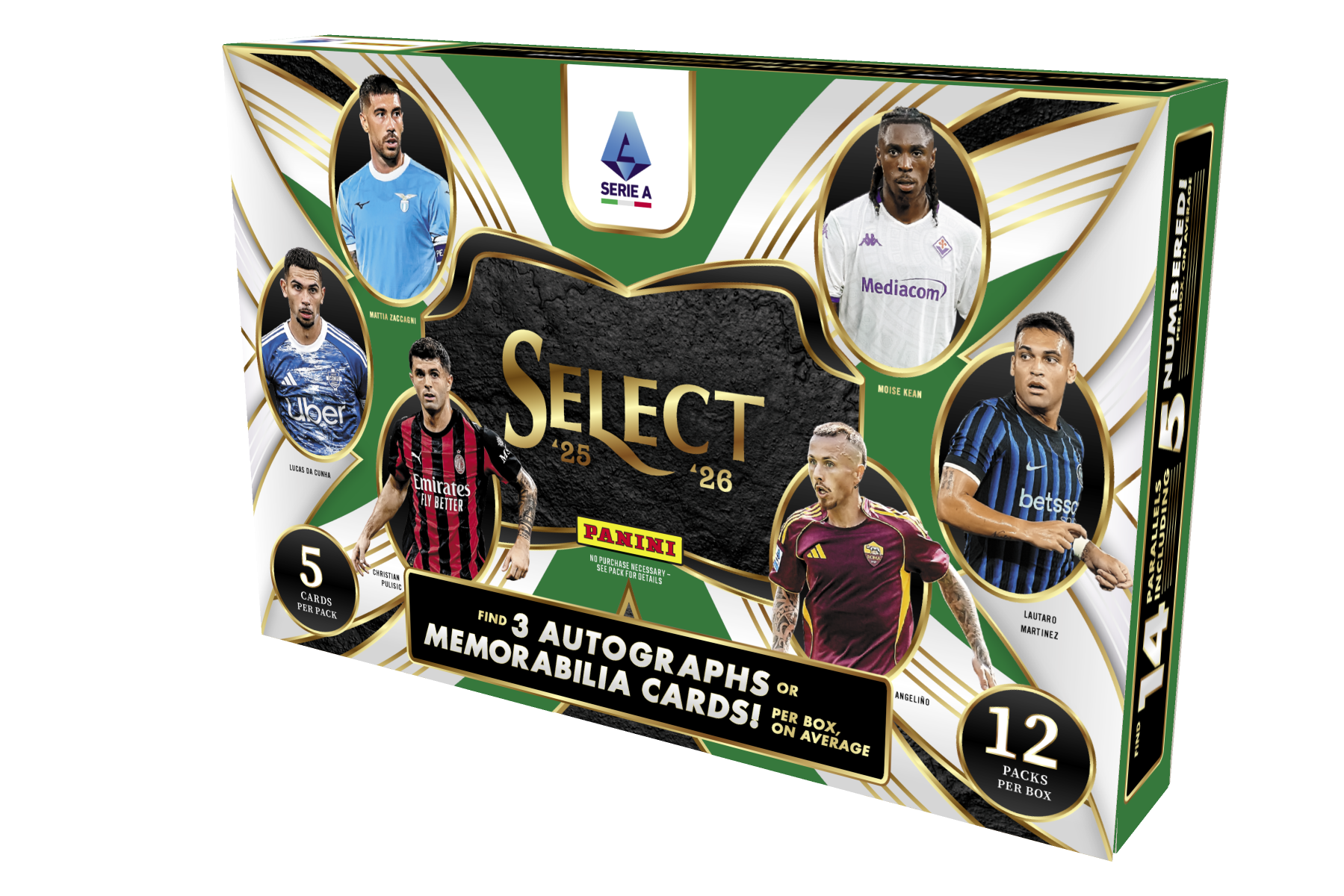 2025-26 Panini Select Serie A Trading Card Box (Hobby)