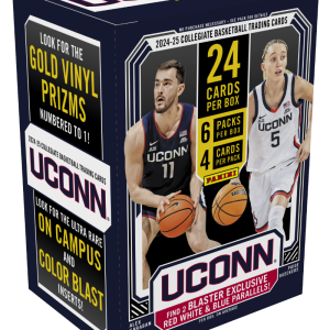 2024-25 Panini University of Connecticut Collegiate Basketball Trading Card Box (Blaster)