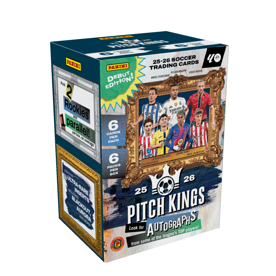 2025-26 Panini Pitch Kings Soccer Trading Card Box (International Blaster)
