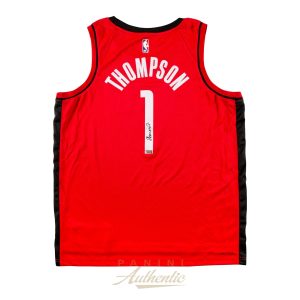 Amen Thompson Autographed Houston Rockets Red Nike Swingman Jersey ~Open Edition Item~