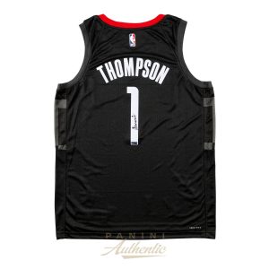 Amen Thompson Autographed Houston Rockets Black Jordan Brand Statement Edition Swingman Jersey ~Open Edition Item~