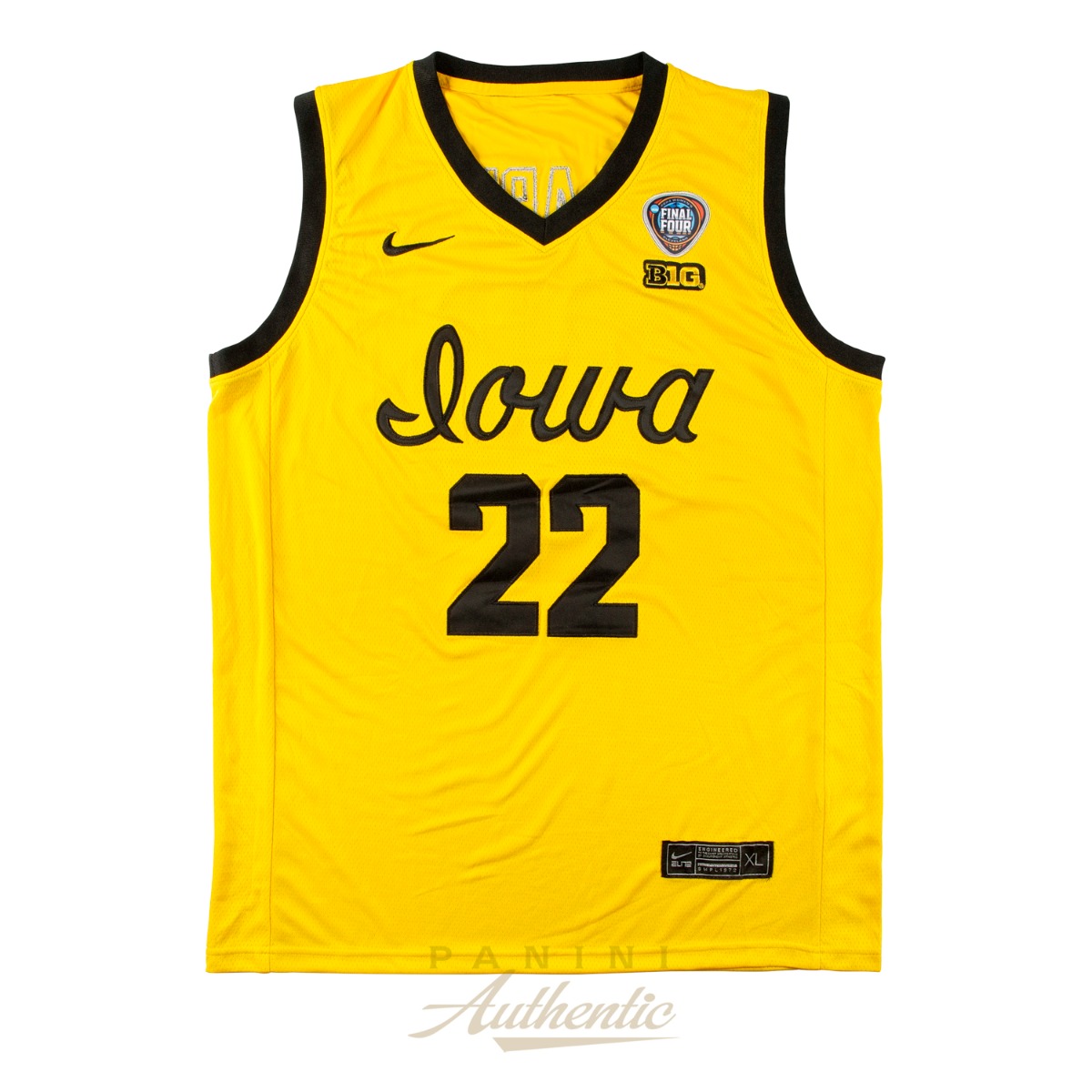 Caitlin Clark Autographed Iowa Hawkeyes Yellow Nike 2024 Final Four Replica Jersey ~Open Edition Item~ - Image 3