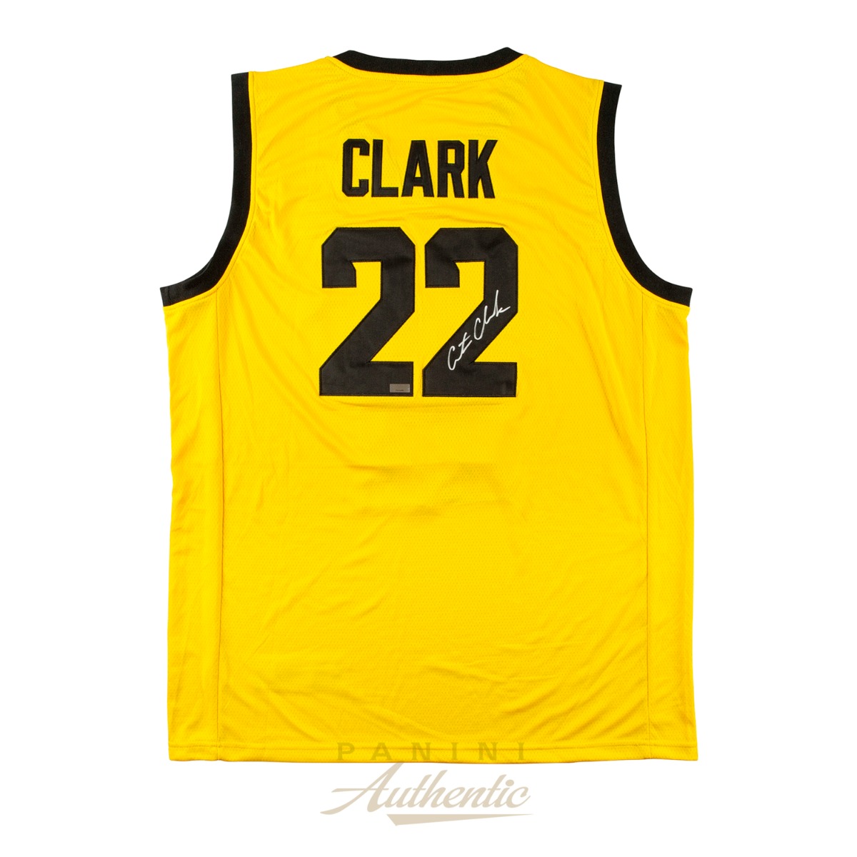 Caitlin Clark Autographed Iowa Hawkeyes Yellow Nike 2024 Final Four Replica Jersey ~Open Edition Item~