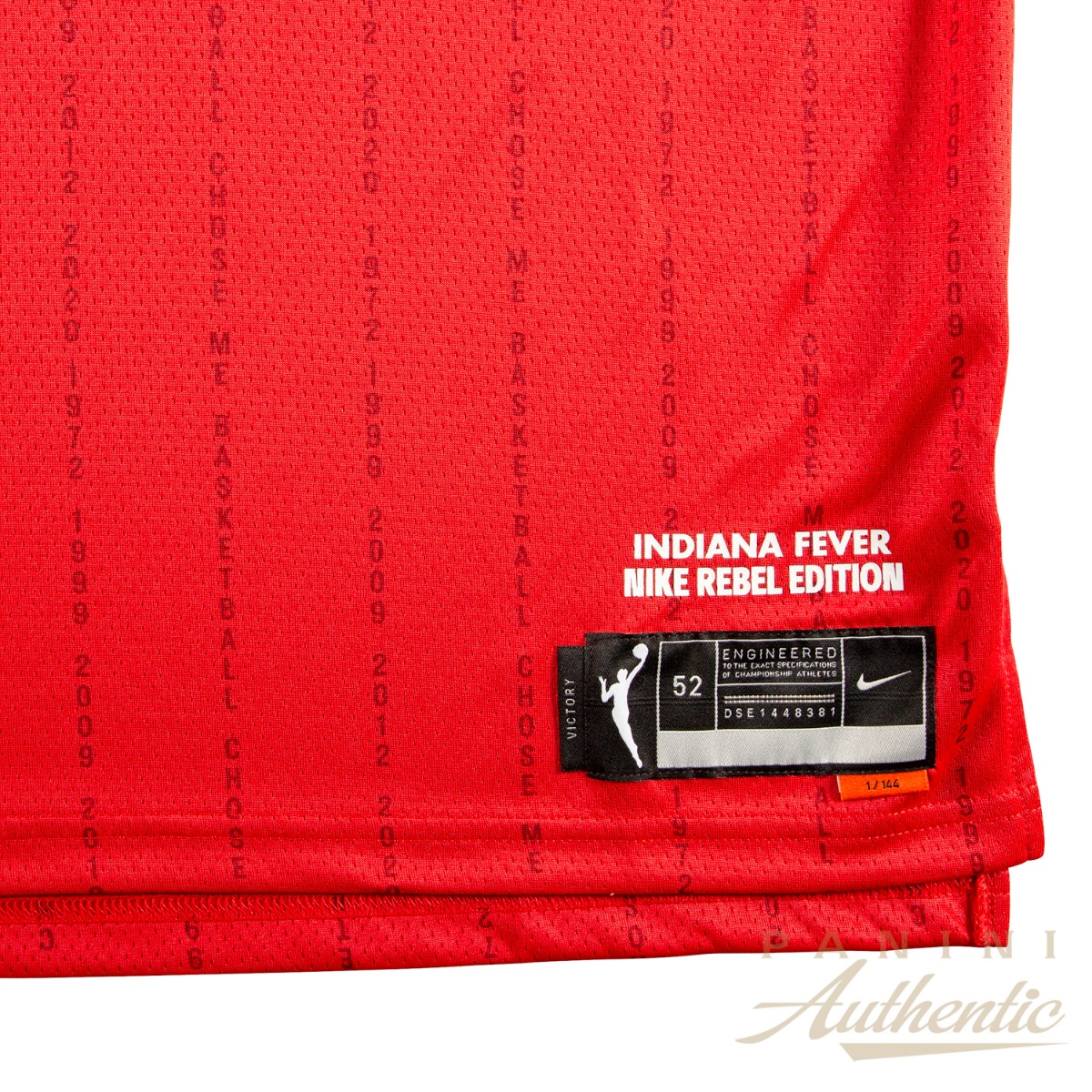 Caitlin Clark Autographed Indiana Fever Red Rebel Edition Victory Player Jersey ~Open Edition Item~ - Image 4
