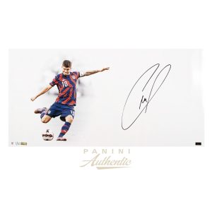 Christian Pulisic Autographed 14x28 "White Out - Stars & Stripes" Photograph ~Limited Edition to 110~