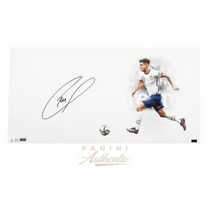Christian Pulisic Autographed 14x28 "White Out - USA" Photograph ~Limited Edition to 110~