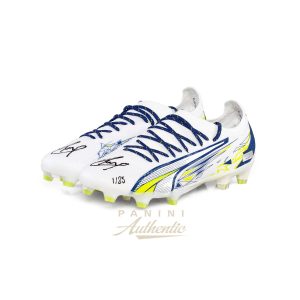 Christian Pulisic Autographed White PUMA Ultra Ultimate CP10 Cleats ~Limited Edition to 25~