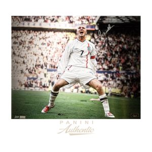 David Beckham Autographed 16X20 "Late Match Heroics" Photograph ~Limited Edition to 100~