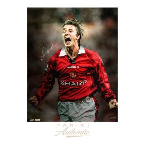 David Beckham Autographed 16X20 "Charity Shield Goal" Photograph ~Limited Edition to 100~